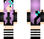 purple haird neko