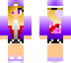 purple hoodie girl 