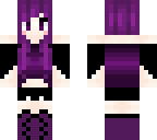purple witch girl