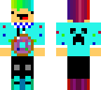 rainbow creeper doughnut