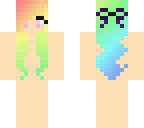 rainbow hair