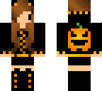 chibi cat pumkin halloween