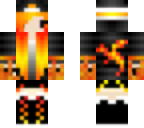 chibi fire hoddie
