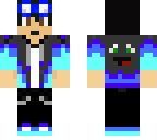 cool blue fire boy