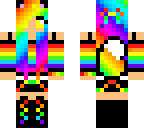 cute rainbow girl