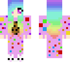 cute rainbow pj girl