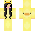 derpy girl in a duck costume