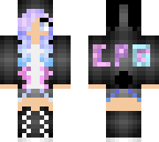 elextrix purple pink blue girl skin