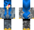fighter girl blue