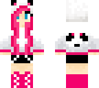 hot pink panda girl
