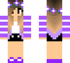 purple flower girl