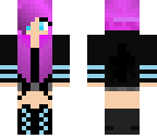 purple goth girl