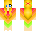 rainbow angle girl gold hair