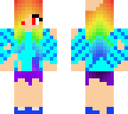 rainbow girl halloween version