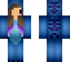 stitch girl with purple tips