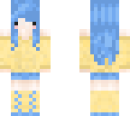 blue and yellow chibi