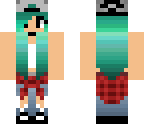 cyan hair