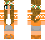 fall orange girl outfit