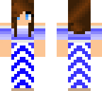 summer dress blue stripes and ombre