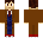 tenth doctor with fixed trench coat