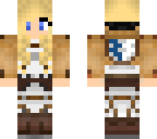 blonde attack on titan girl