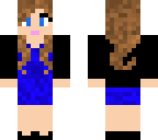 blue dress