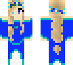 blue dress