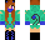 blue girl