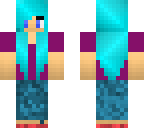 blue hair girl