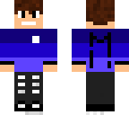 blue man