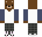 cute bear in pjs