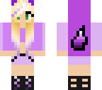 cute purple cat