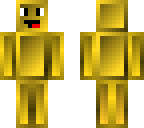 golden block man