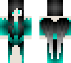 goth girl with wings