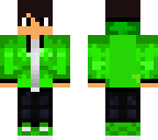 green hoodie boy