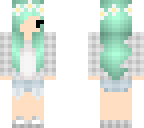mint flower girl