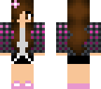 pink plaid chick