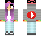 purple youtube girl gamer