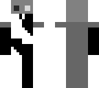 white and black