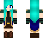 aqua haired girl
