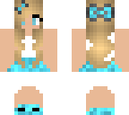 blue cheerleader