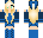 blue girl