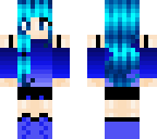 blue girl
