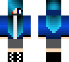 blue tryhqrd girl skin