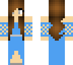 blue winter dress