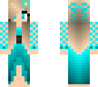 chica azul