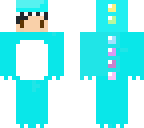 cyan dino boy