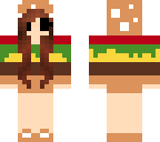 evil cheeseburger girl