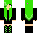 green hair gal
