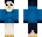 gunter in a blue hoodie